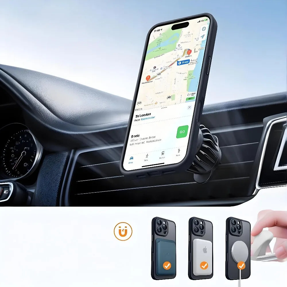 Matte Transparent Magnetic Frosted Phone Case For iPhone 11-17 Pro Max Compatible With Magsafe Wireless Chargers